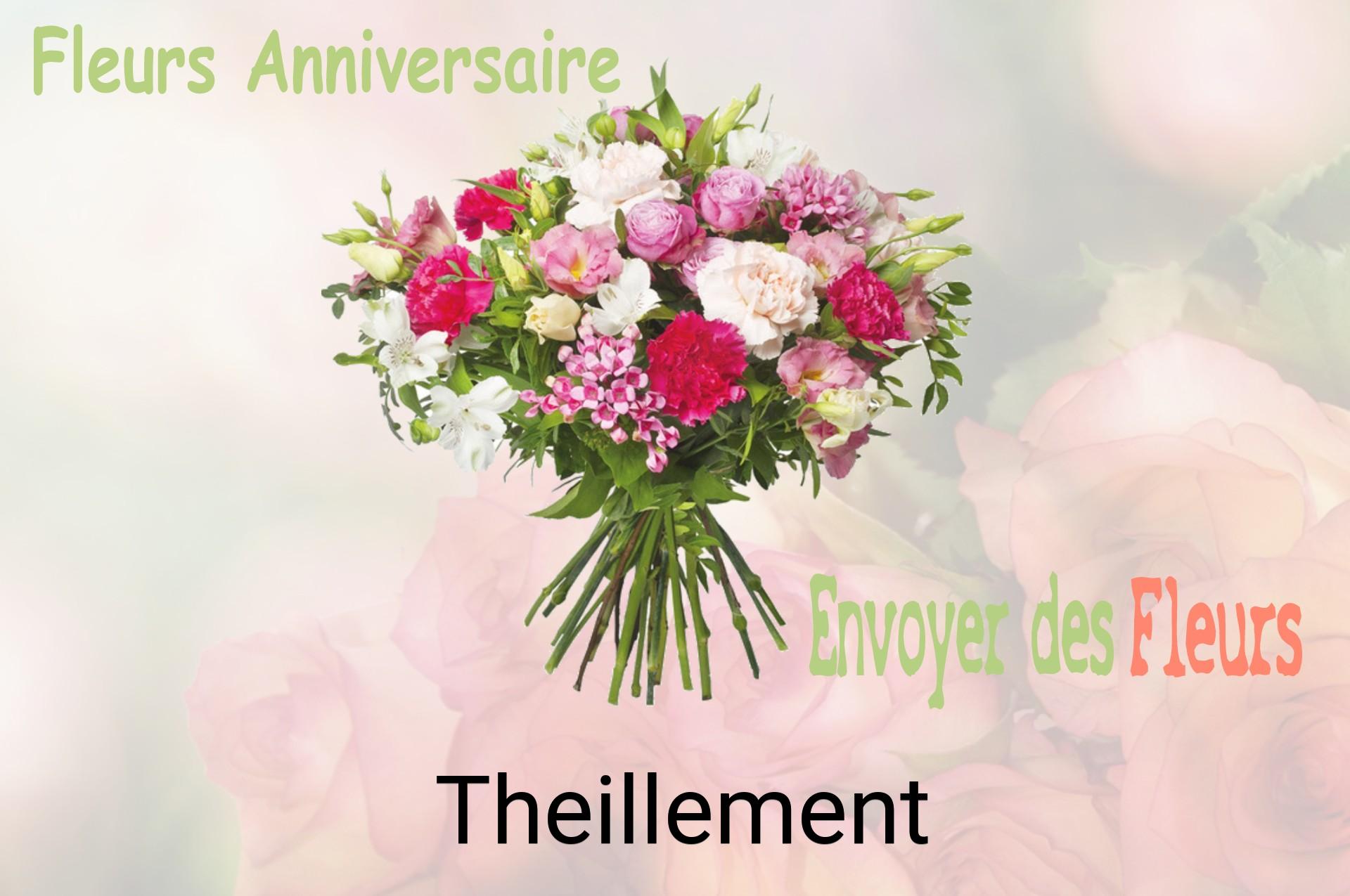 Bouquet de fleurs d’anniversaire livré à Theillement